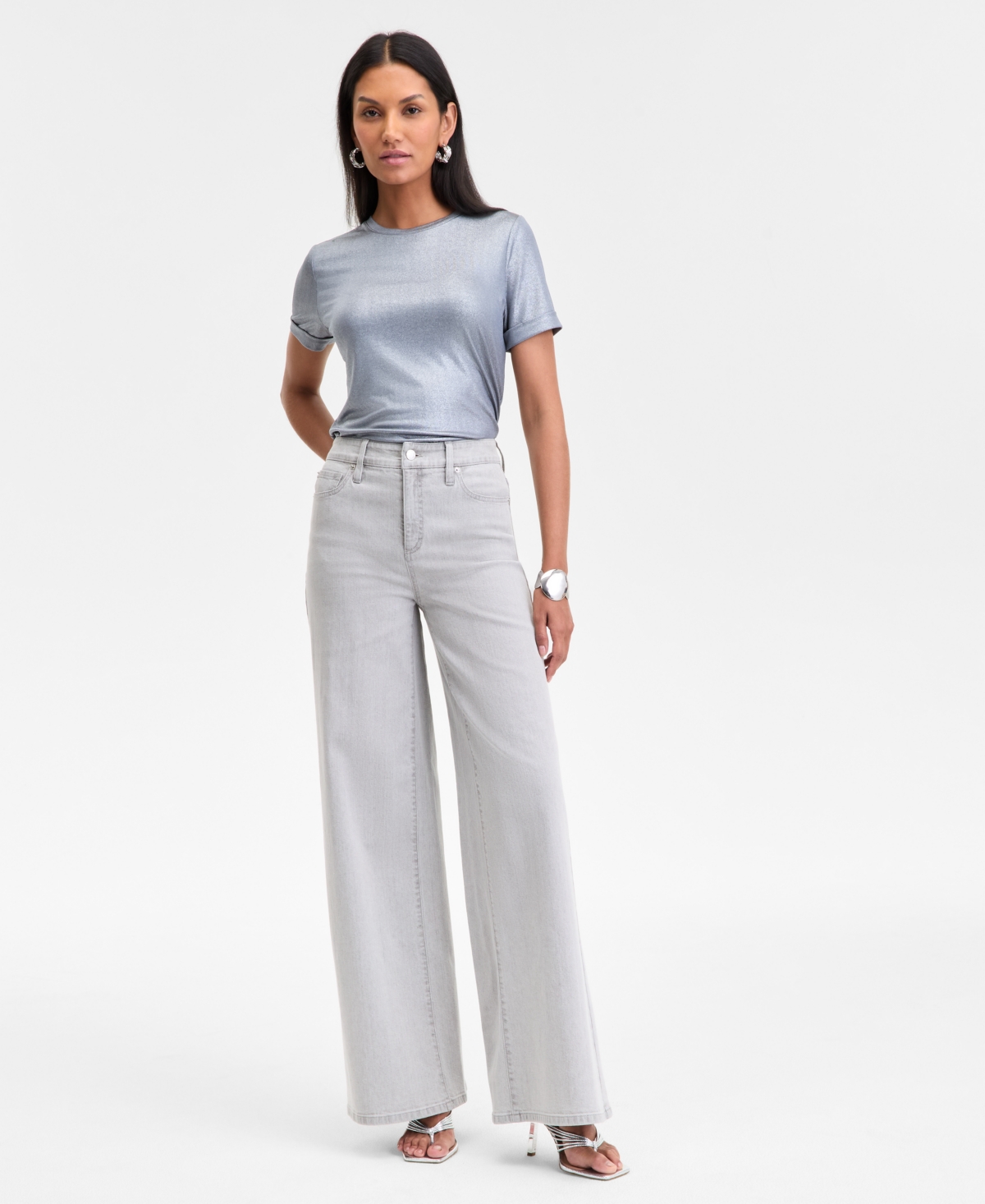 INC INTERNATIONAL CONCEPTS WOMEN'S HIGH-RISE WIDE-LEG JEANS, EXCLUSIVELY AT MACY'S 