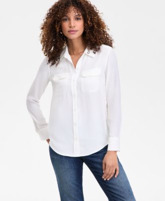I.N.C. International Concepts - Women's Two-Pocket Shirt