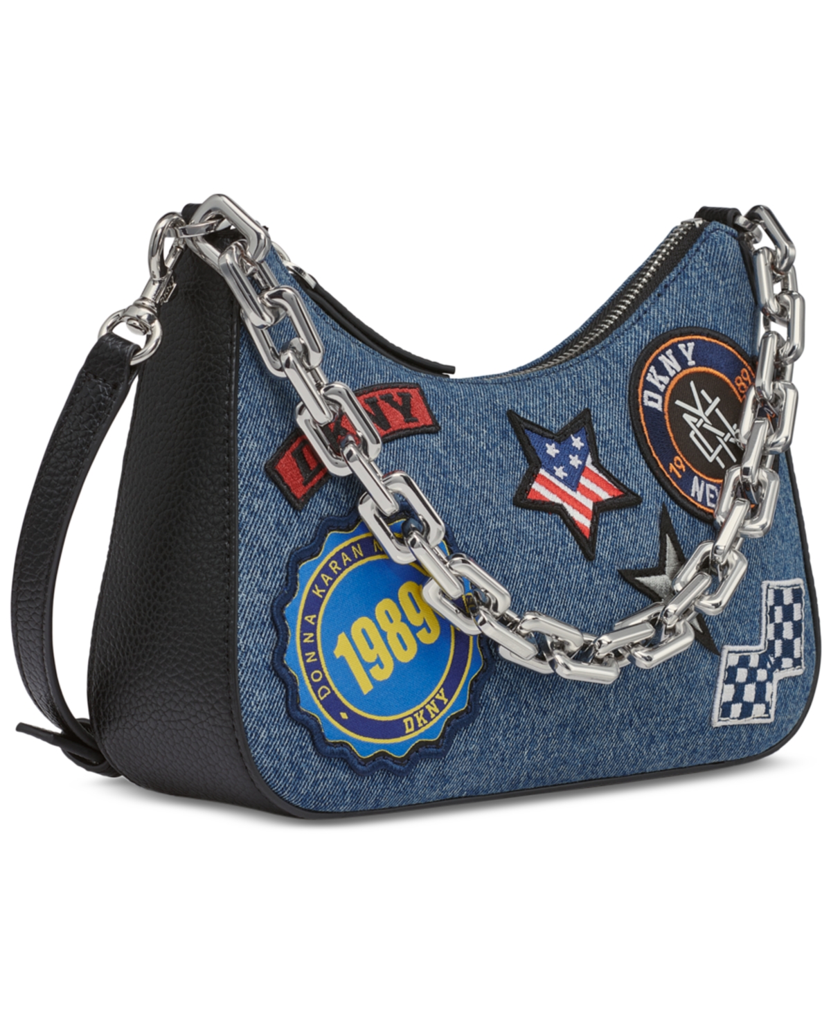 DKNY 1989 CAPSULE DEMI SMALL DENIM CROSSBODY 
