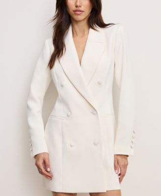 Good American Women's Luxe Suiting Exec Blazer Dress