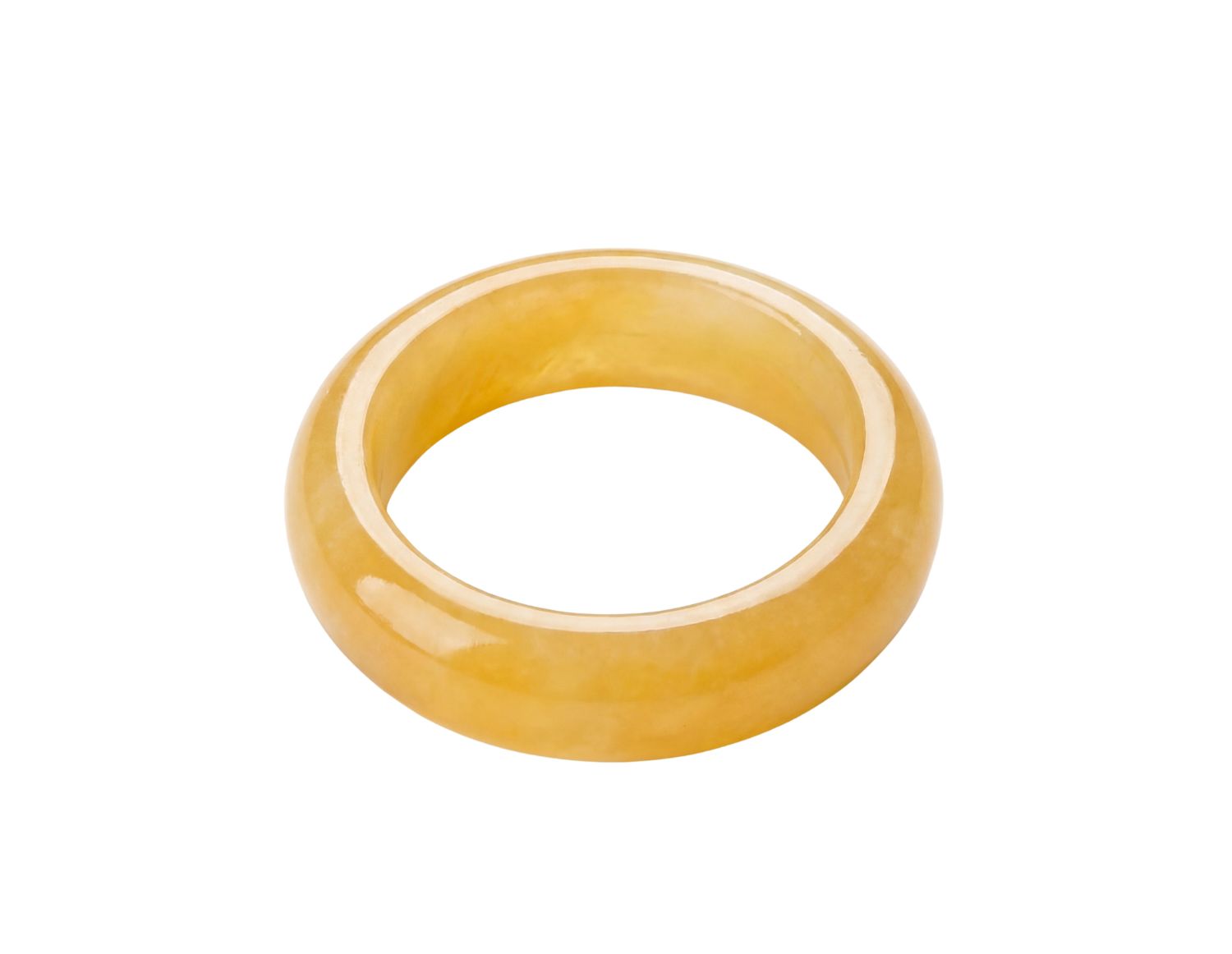 Carrie Yellow Jade Ring