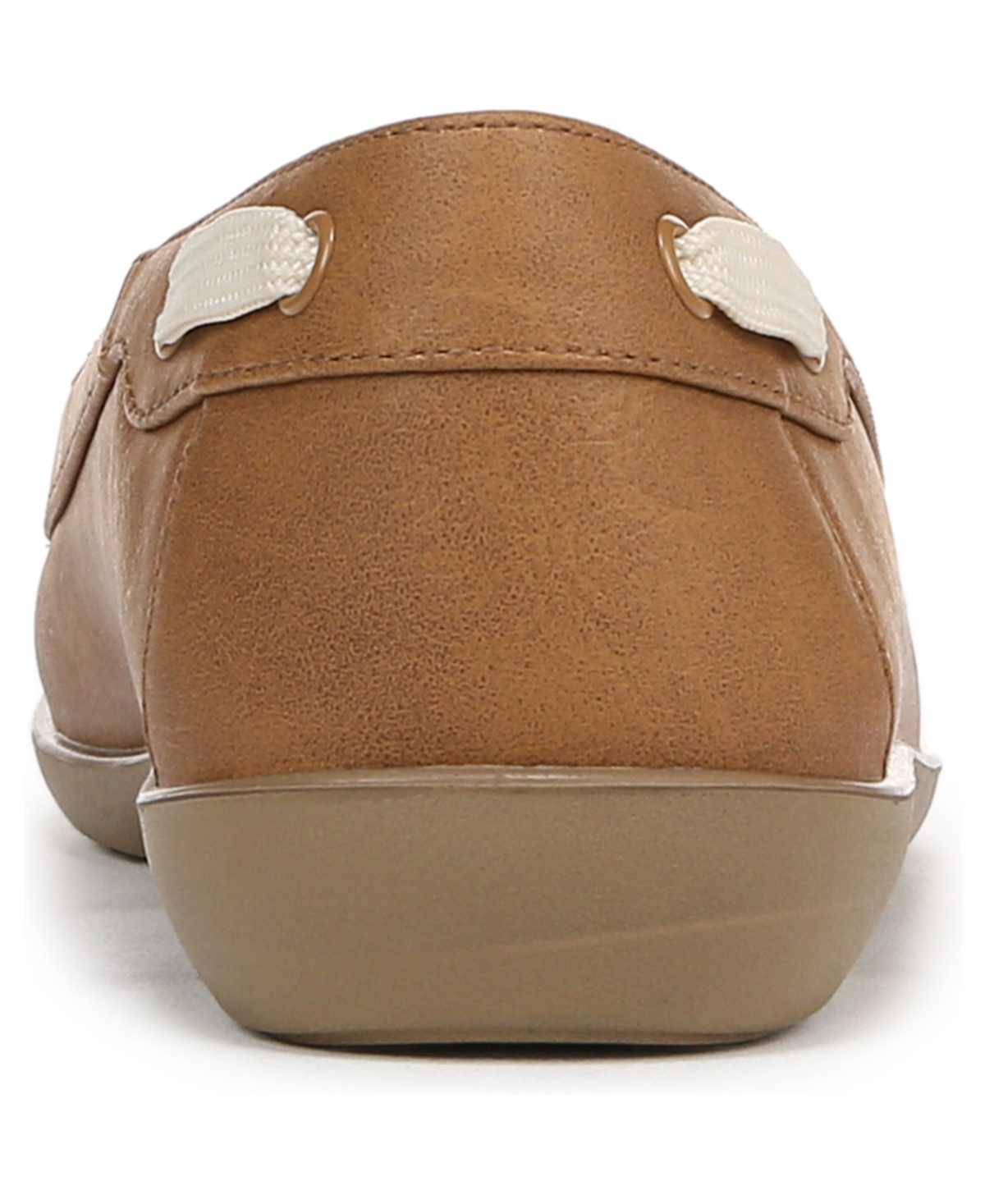 Shop Lifestride Women's Nautical Boat Shoes In Tan Faux Leather