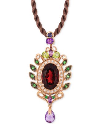 Levian garnet outlet necklace