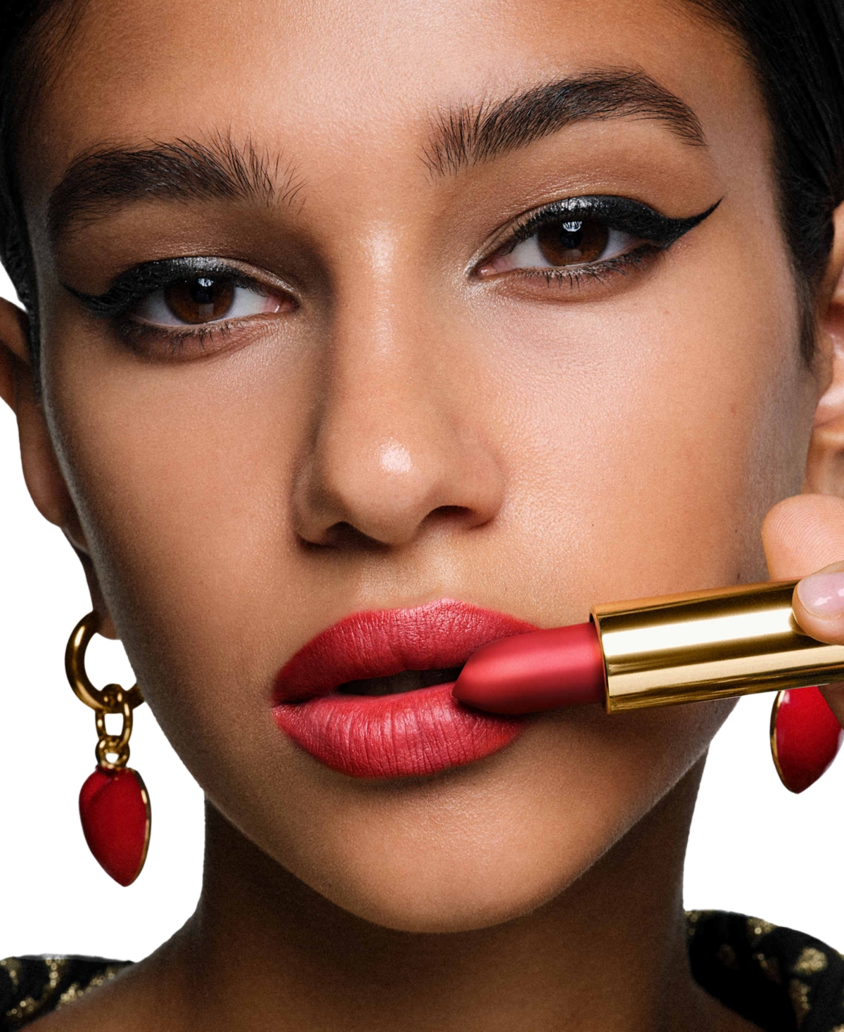 Carolina Herrera Fabulous Kiss Wild At Heart Spring Collection Lipstick Refill In 316- Red Apple (satin)