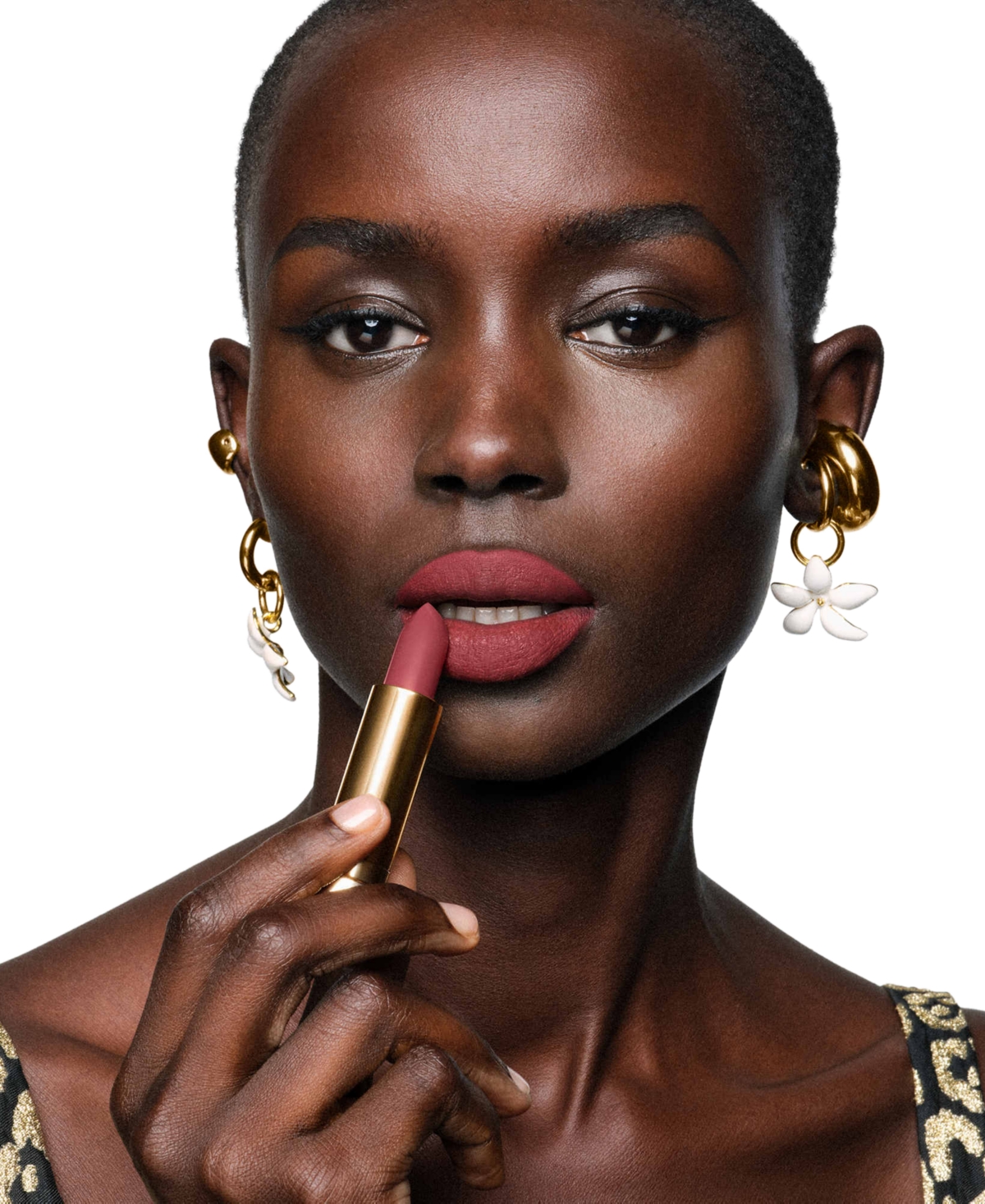 Carolina Herrera Fabulous Kiss Wild At Heart Spring Collection Lipstick Refill In 444- Broadway Chaos (matte)