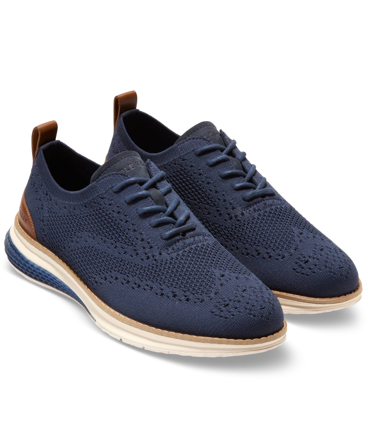 Cole Haan Men's Øriginalgrand Energyweave Stitchlite Oxford Shoe In Navy Blazer Stitchlite