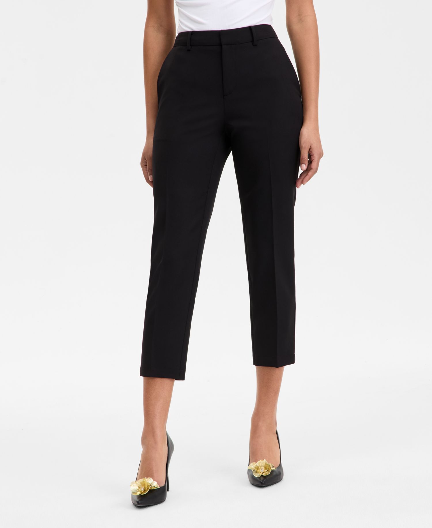 Women's Slim Cropped Trousers