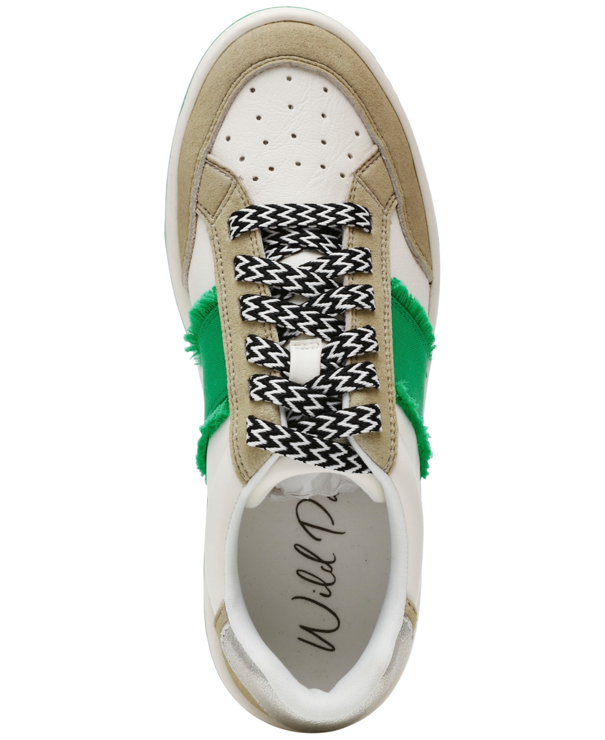 Shop Wild Pair Hailleyy Sneakers, Exclusively At Macy's In White,green