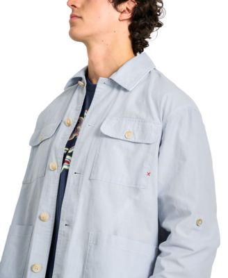 SCOTCH & SODA SCOTCH SODA MENS RELAXED FIT TEXTURED SHIRT JACKET LOGO GRAPHIC T SHIRT RALSTON SLIM FIT STRETCH TWI