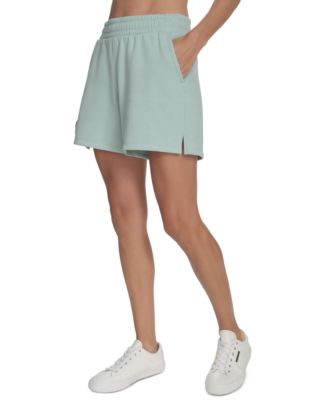 Women's Smocked Waistband Midi Shorts
