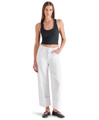 Women's Noeli Wide-Leg Cuffed Jeans 