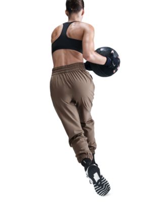 One Women's Dri-FIT Woven High-Rise 7/8 Joggers 
