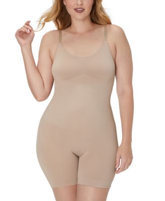 Women's Everyday Seamless Shapewear Mid-Thigh Bodysuit DMS834 