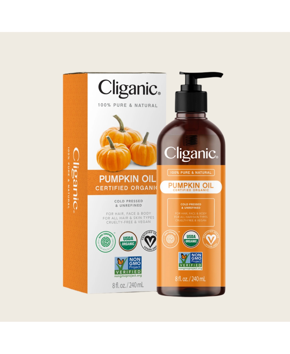 Organic Pumpkin Seed Oil - 8 oz