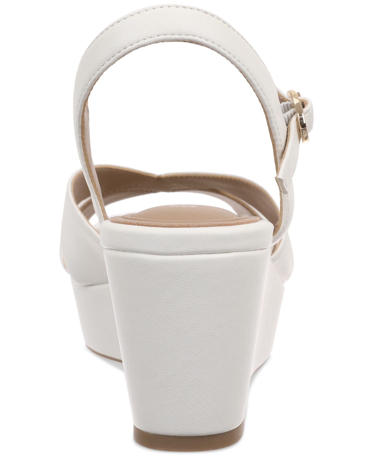 Shop Giani Bernini Women's Jayleen Platform Wedge Sandals, Created For Macy's In White