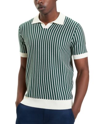 Ben Sherman - Men's Vertical Wave Polo Shirt