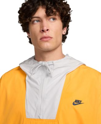 Nike Club Men's Marina Quarter-Zip Colorblocked Anorak