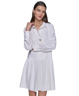 ladies drop waist dress Hazel Drop Waist Dress L / Aubergine
