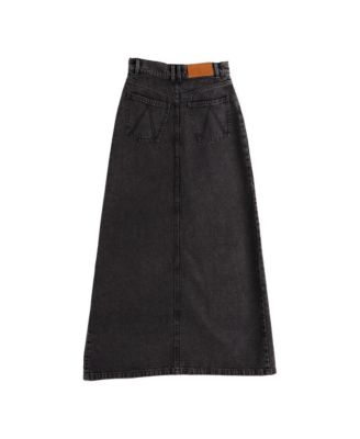 Mariana Black Denim Skirt