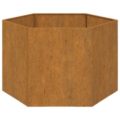 Planter Rusty Corten steel Medium Decorative Inlays Planter