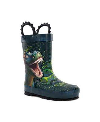 Little Boys Thunder Rex Dino Rain Boot