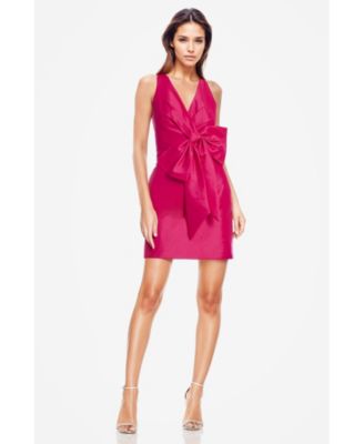 Women's The Amira | Red Bow Mini Cocktail Dress