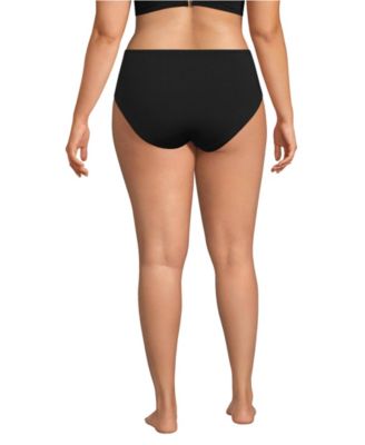 Plus Size Mid Rise Classic Bikini Bottoms