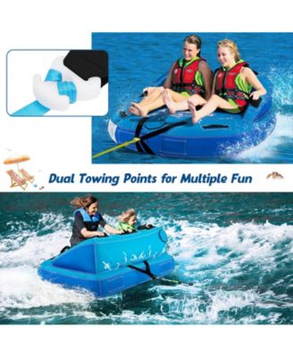 2 Person Water Sport Inflatable Towable Tubes for Boating