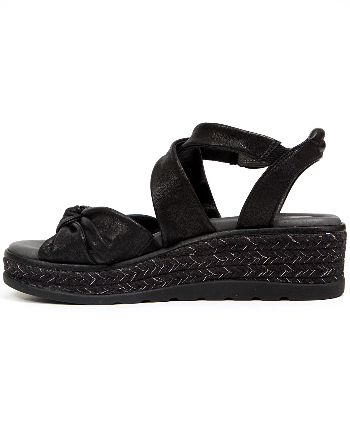 Jambu Women's Diana Slip On Wedge Sandals In Black