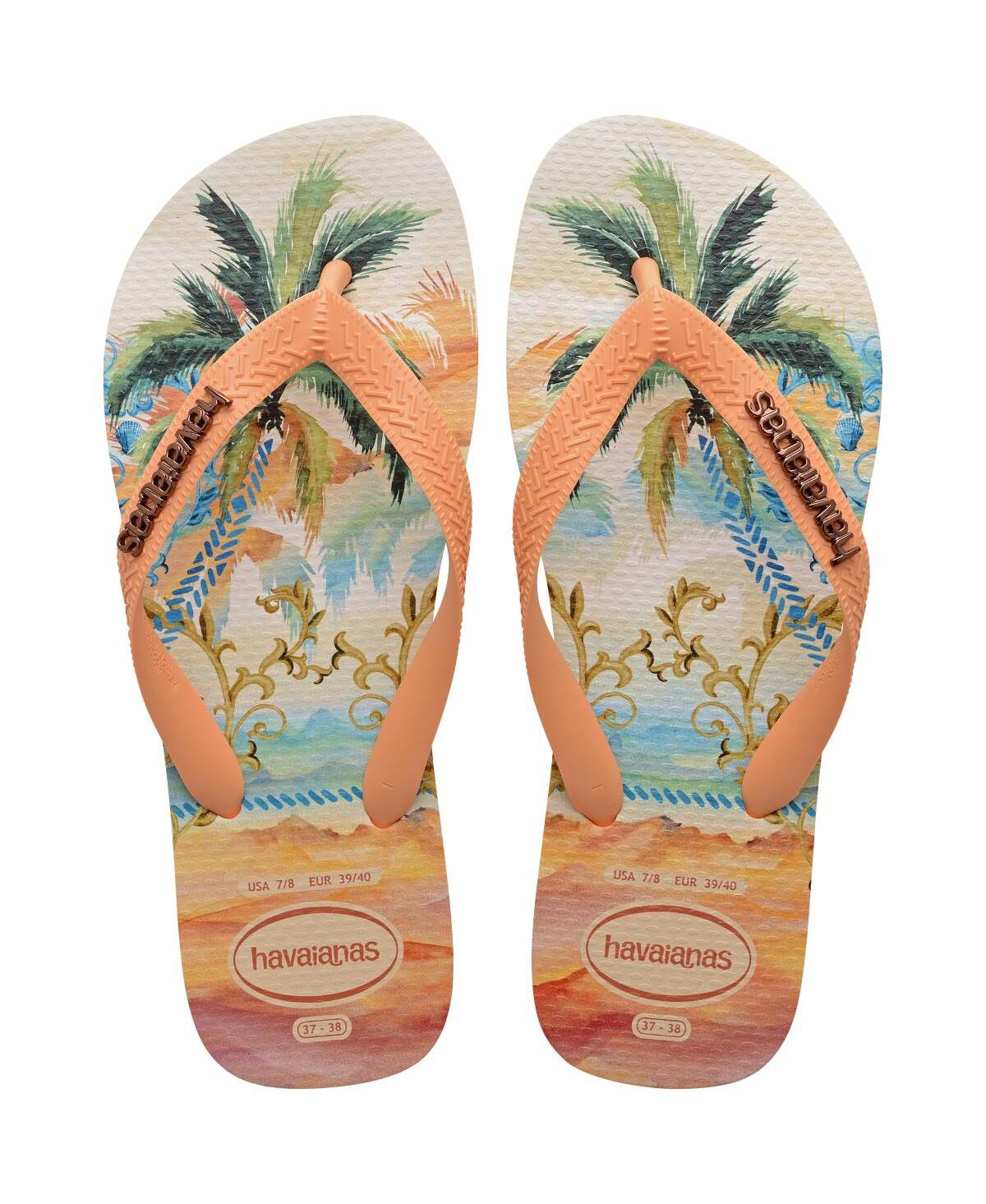 HAVAIANAS WOMEN'S TOP TROPICALIA ROUND TOE SANDALS 