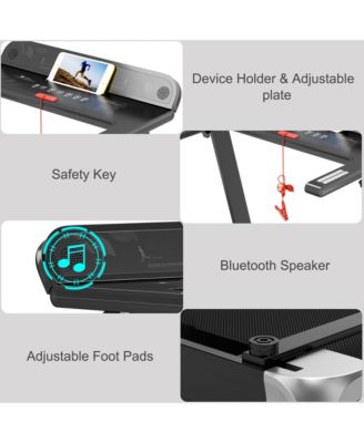 Electric Folding Treadmill Portable Cardio Running Machine w/ APP Control