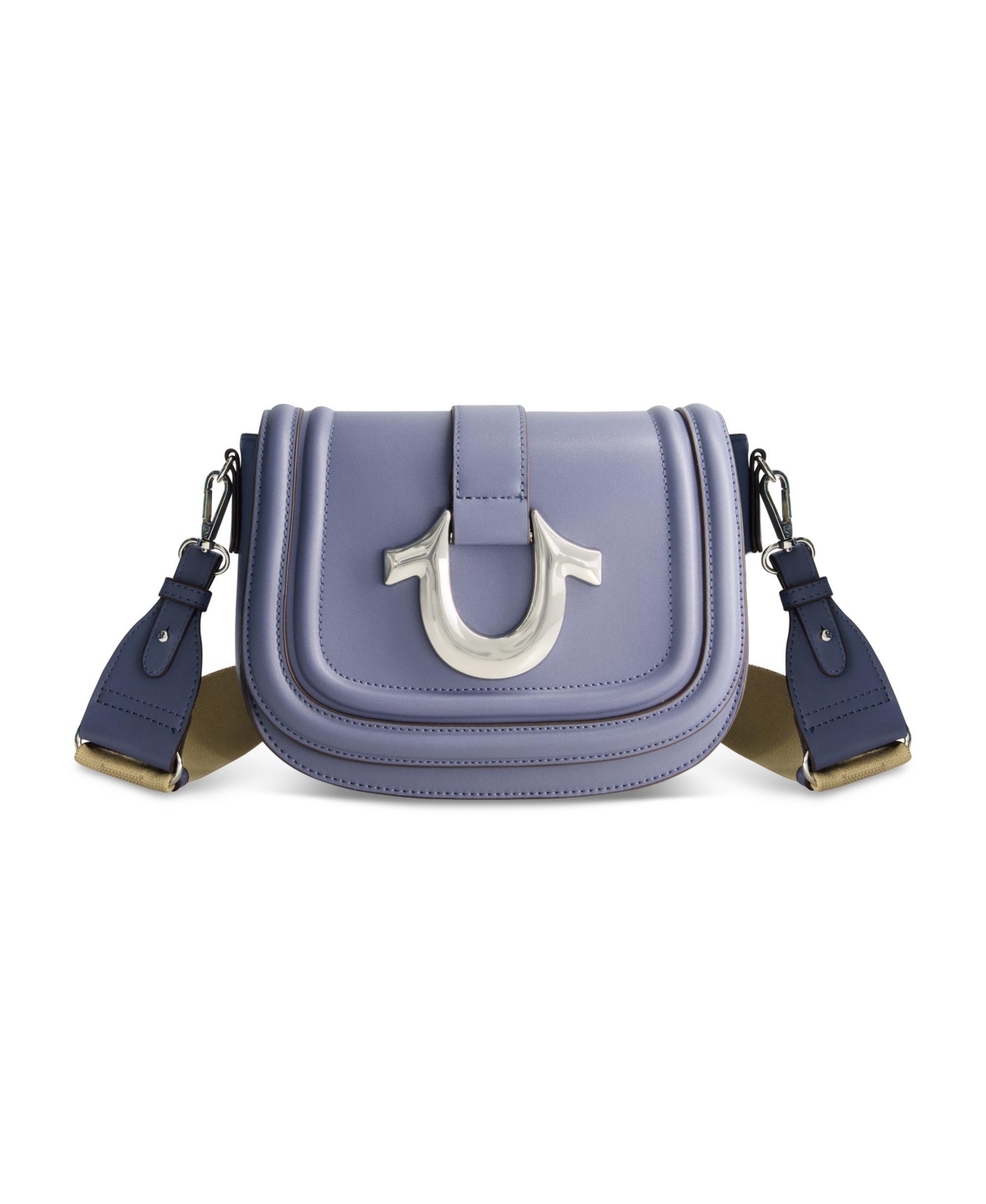 Saddle Bag with Gold Hardware - Blue
