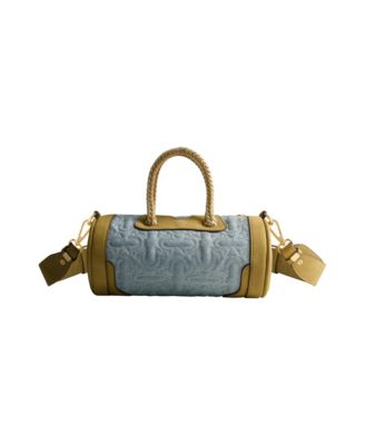 Quilted Horseshoe Mini Duffel Crossbody Bag