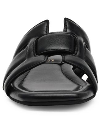 Women's Loyal Square Toe Slide Flat Sandals