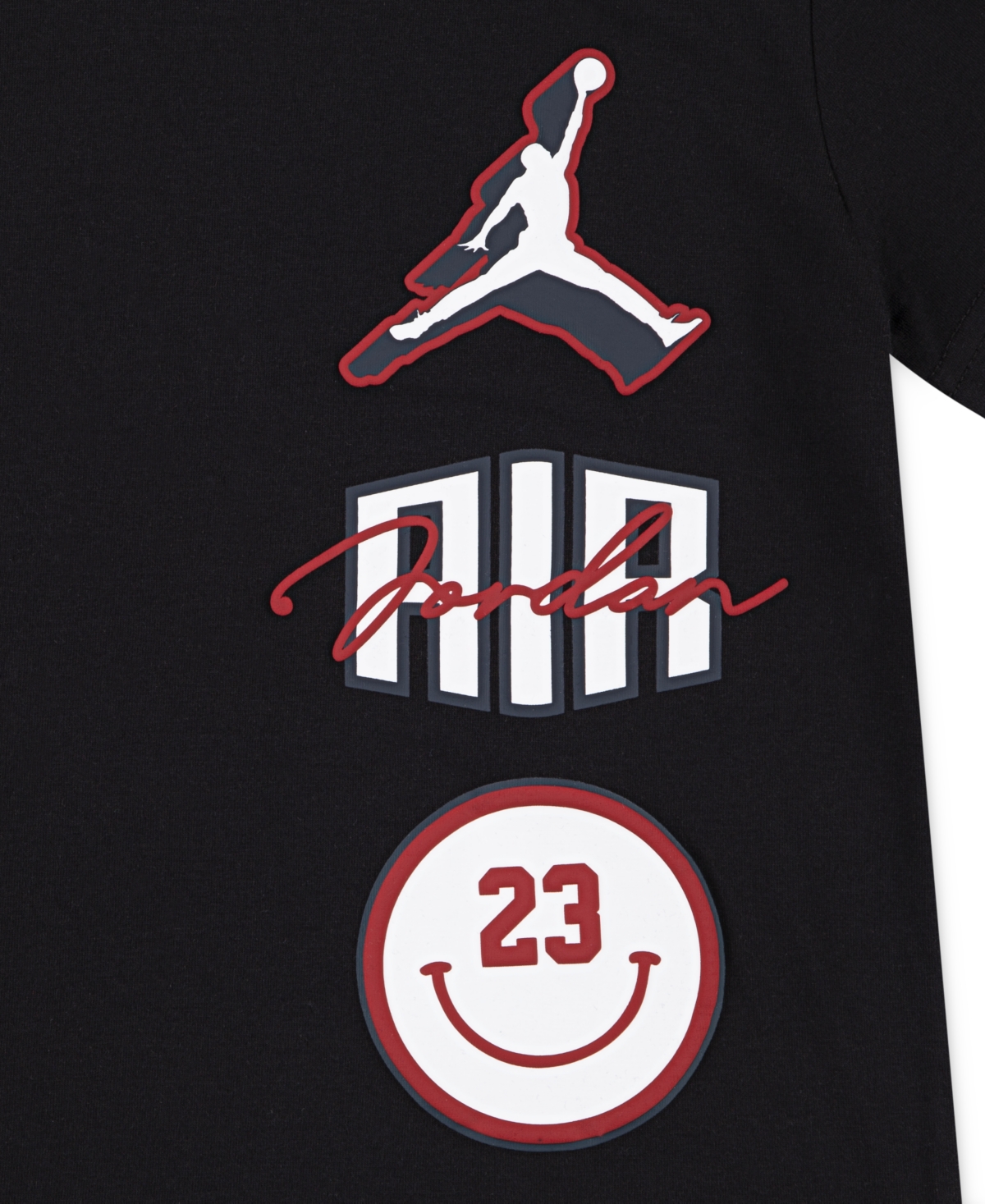 Jordan Little Boys 2-piece Stacked Play Shorts And T-shirt Set In Black