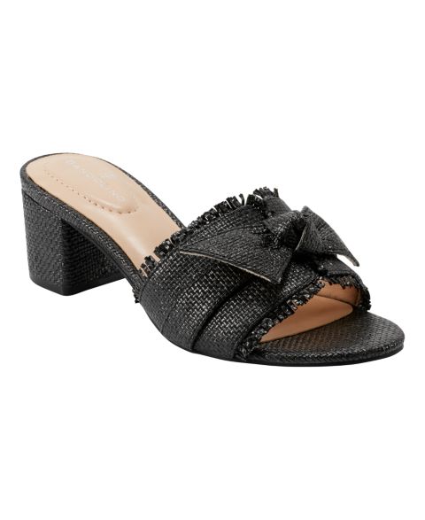 Женские сандалии Bandolino Arden Bow Block Heel Dress Sandals, цвет: Чёрный