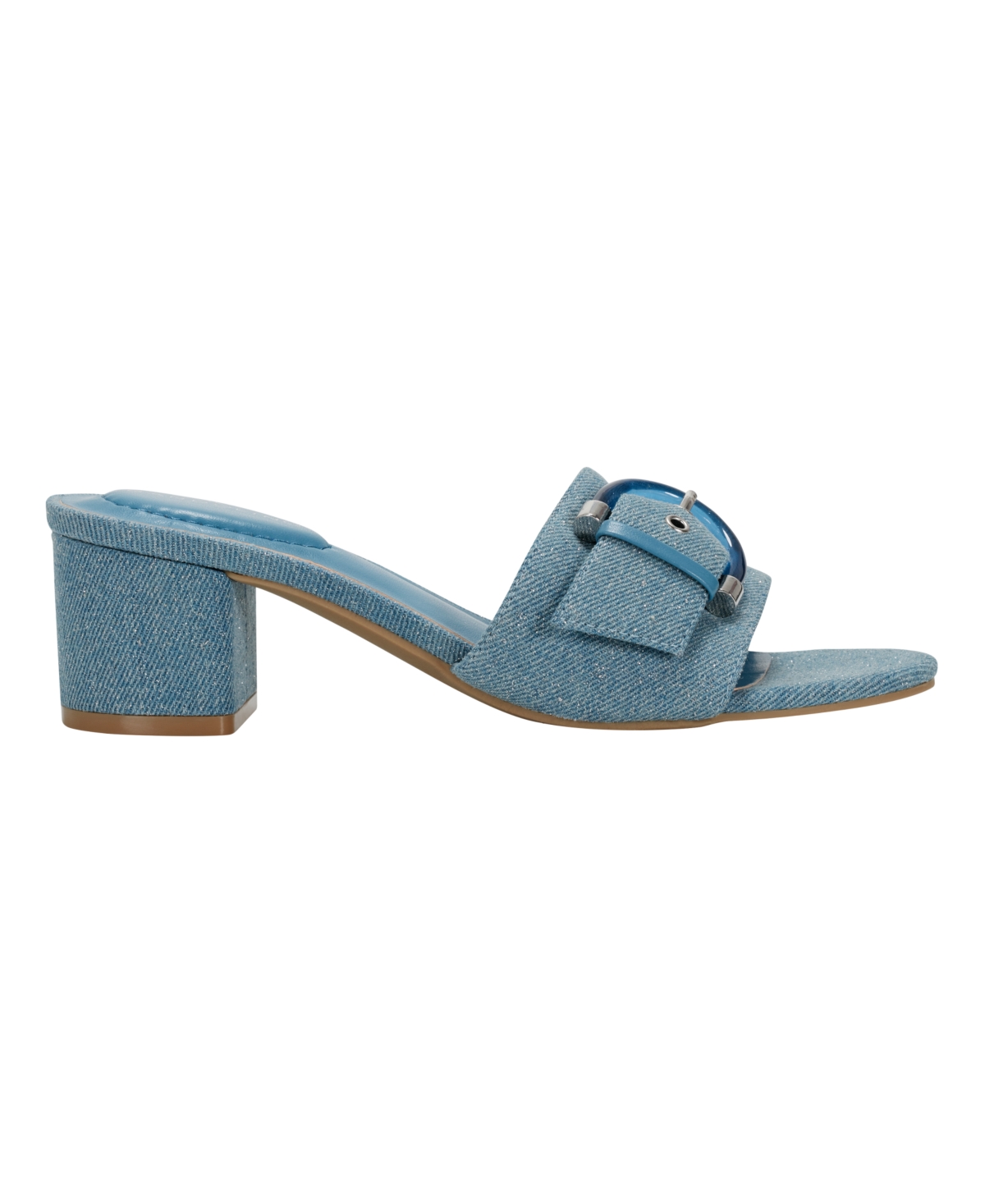 BANDOLINO WOMEN'S ARDONNA BUCKLE BLOCK HEEL SANDALS 