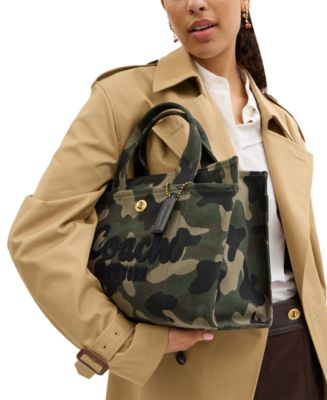 即発 COACH Camo Print Canvas Cargo Tote 26/CY843 COACH Camo Print Canvas Cargo Tote | Nordstrom