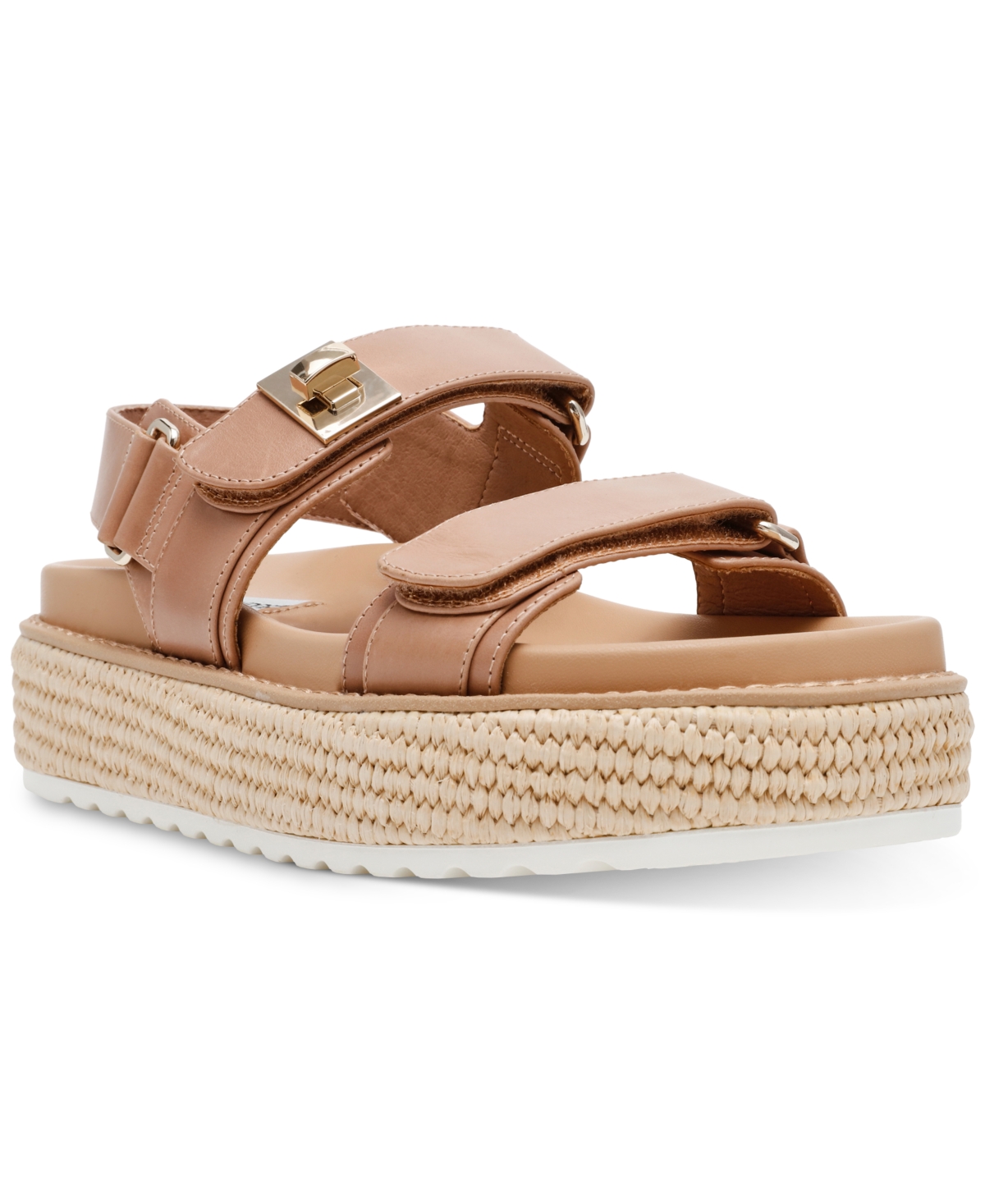 Women's Bigmona Platform Footbed Sandals - Tan Leather