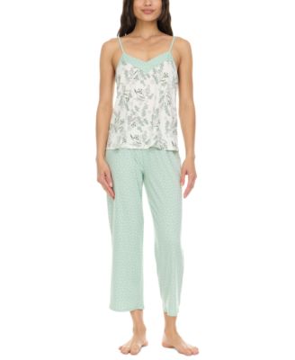 Flora by Flora Nikrooz - Women's Amari 3-Pc. Cami, Shorts & Capris Pajama Set