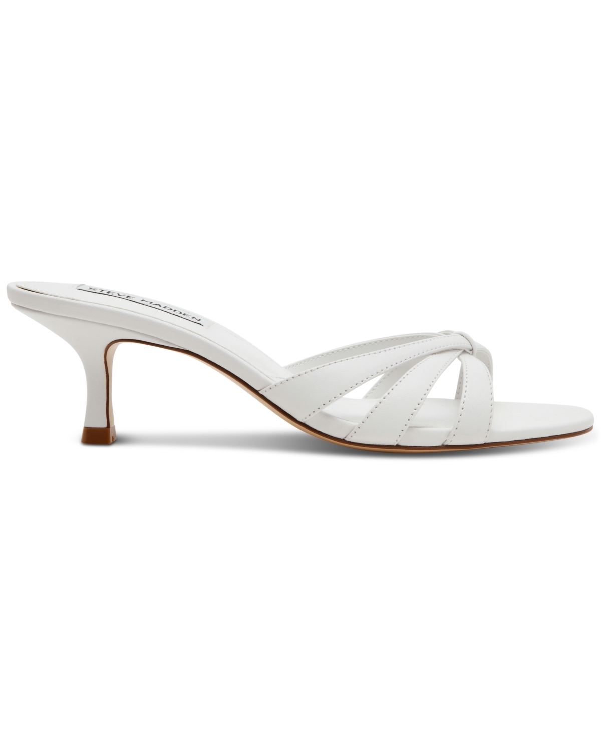 STEVE MADDEN WOMEN'S CARY STRAPPY KITTEN-HEEL MULE SANDALS 