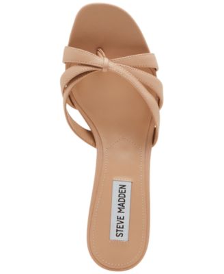 Women's Cary Strappy Kitten-Heel Mule Sandals