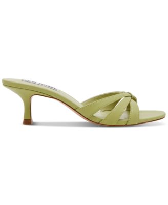 Women's Cary Strappy Kitten-Heel Mule Sandals