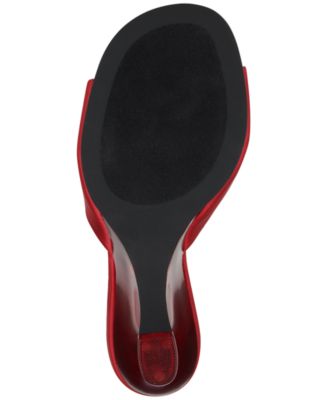 Mew-2 Sculpted Vinyl Wedge Sandals