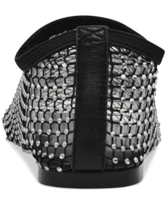 Women's Mino Mesh Rhinestone Flats