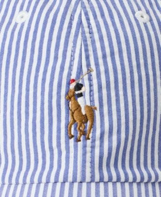 Men's Seersucker Ball Cap