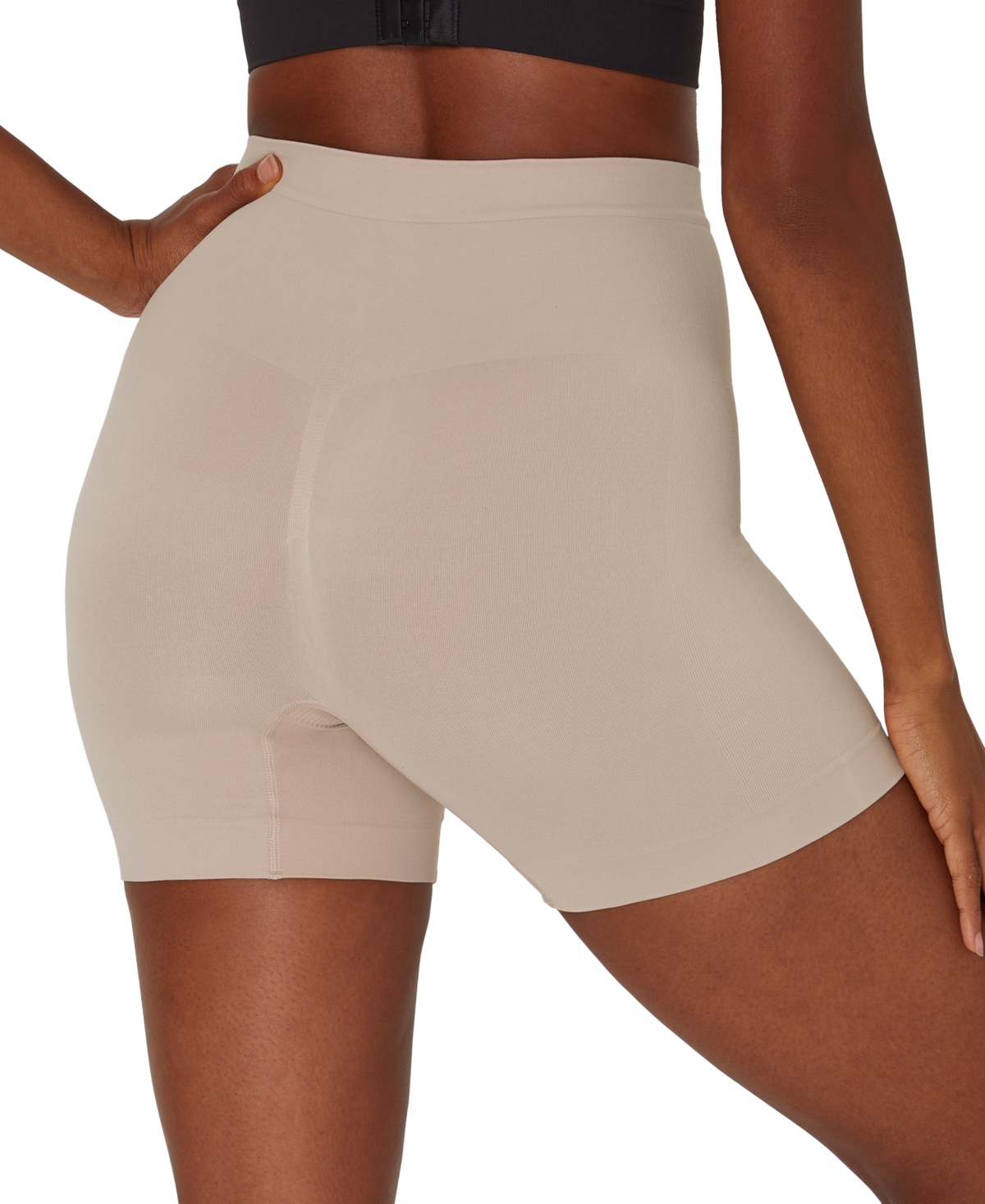 Maidenform Women's Everyday Seamless Shapewear Mid-waist Thigh Slimmer Dms831 In Evening Blush