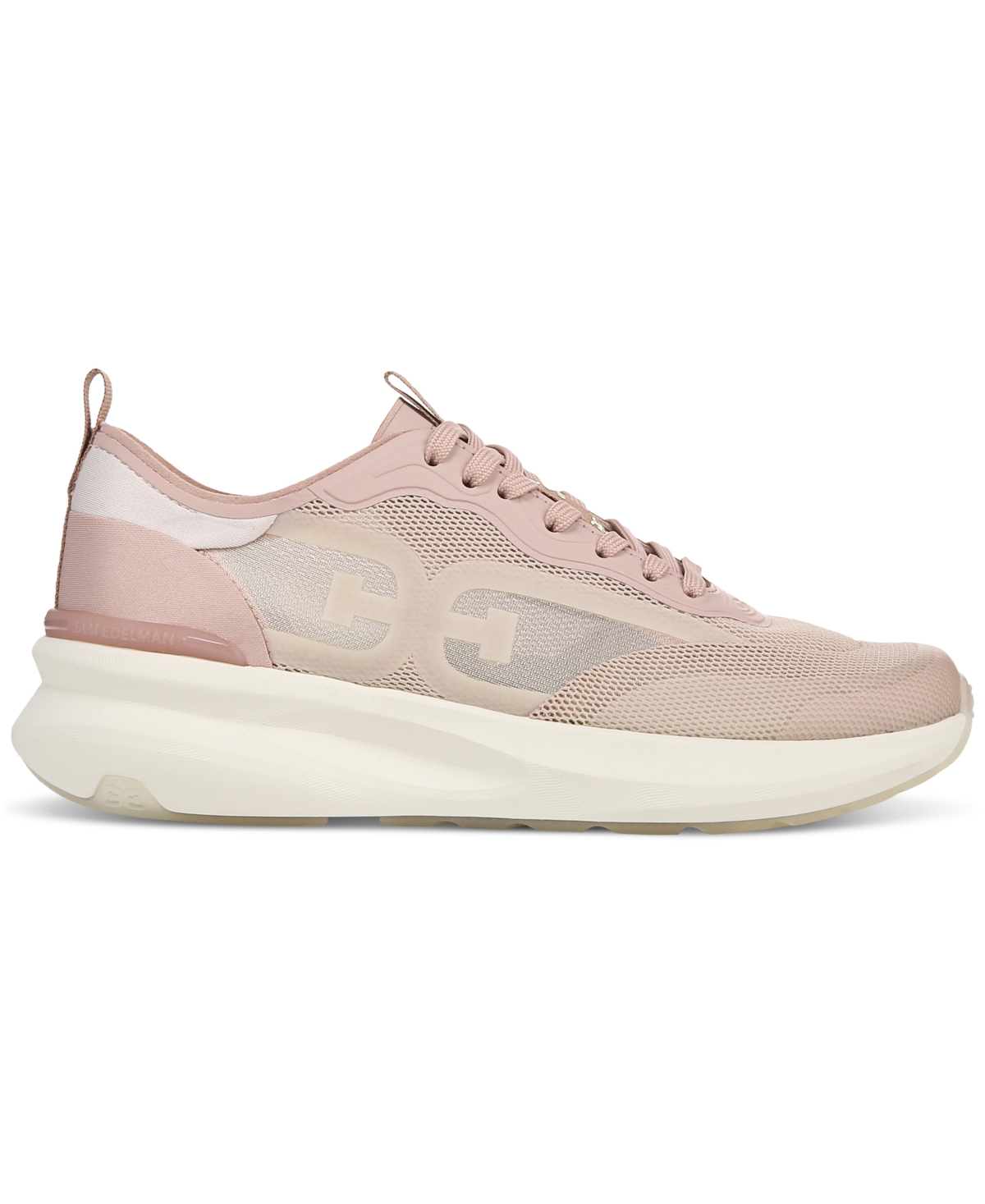 Sam Edelman Women's Sarita Mesh Lace-up Sneakers In Beige,rose Multi Mesh Fabric