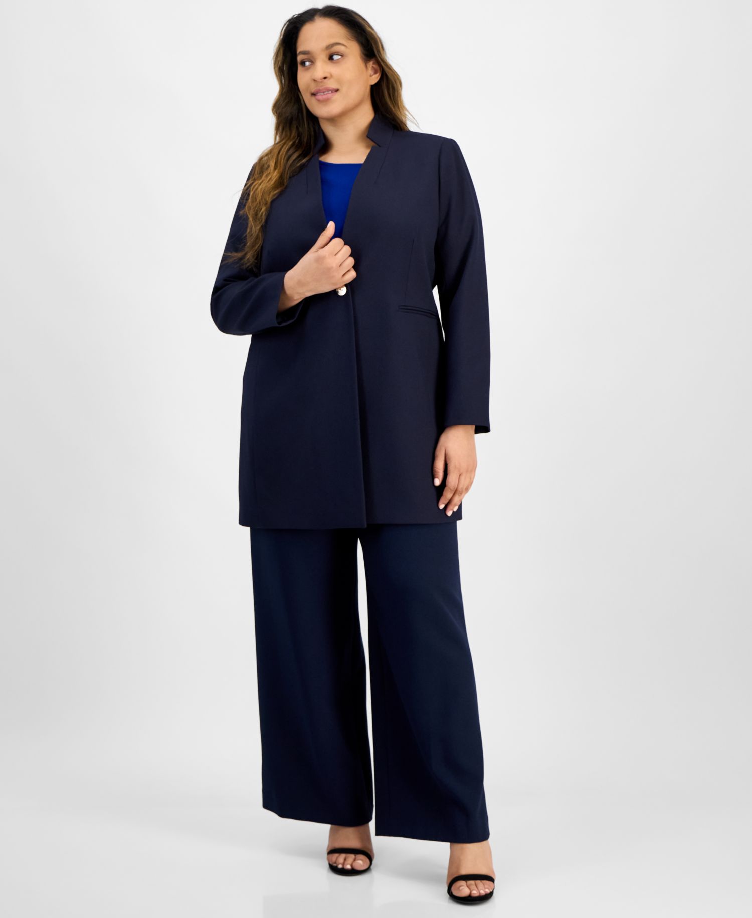 ASL Plus Size Twill Topper Jacket