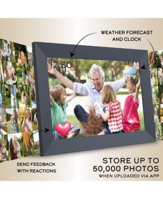 10.1” SMART Digital Photo Frame, Touchscreen, Up to 50,000 photos